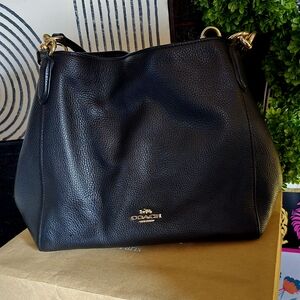 COACH "Hallie" Black Bag